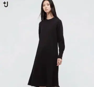 택 포함 UNIQLO +J 엑스트라 파인 메리노 블렌드 원피스
