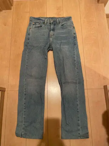 리바이스 스트레이트 데님 라이트 블루