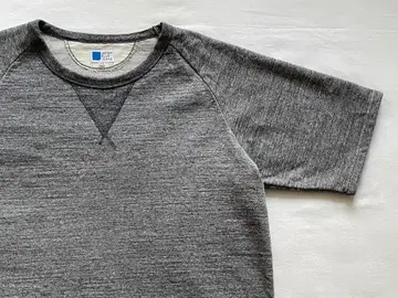 JAPAN BLUE JEANS 18 게이지 두꺼운 맨투맨 반팔 XXL