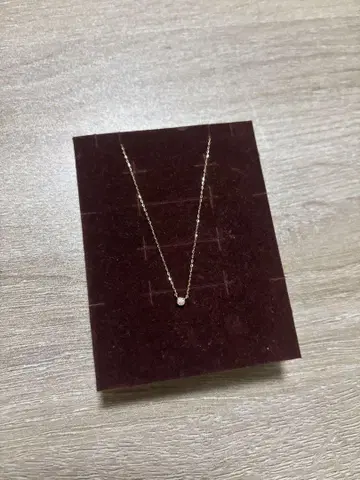 ete 목걸이 1알 다이아 10k