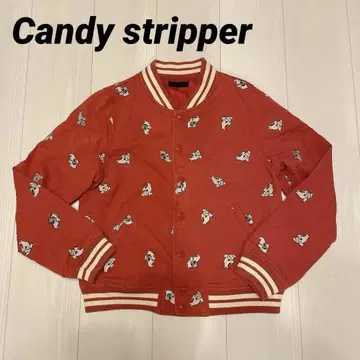 레어 Candy stripper 캔디 스트리퍼 블루종 빨간색 S
