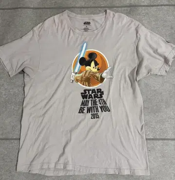 Star Wars x Disney 미키 티셔츠 2015년 한정판