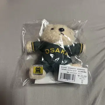 [ 미개봉 새상품 ] &TEAM 한신 타이거즈 유니폼 베어