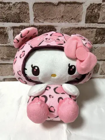 산리오 레오파드 무늬 팬더 인형옷 키티 봉제 인형