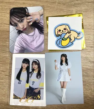 girls2 오다 유즈하 WEGO 트레이딩 카드 5주년 스티커 등