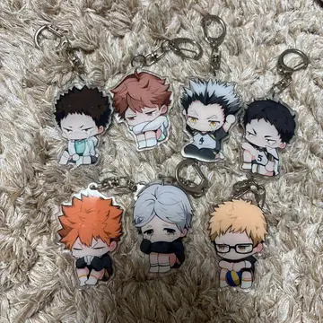 하이큐!! SD 캐릭터 아크릴 키링 7개 세트