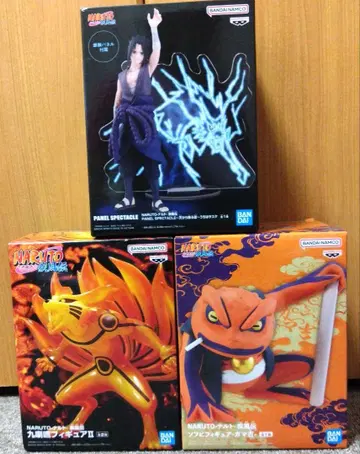 NARUTO 돌풍전 구미 가마키치 사스케 피규어 세트 [ 새상품 3체 ]