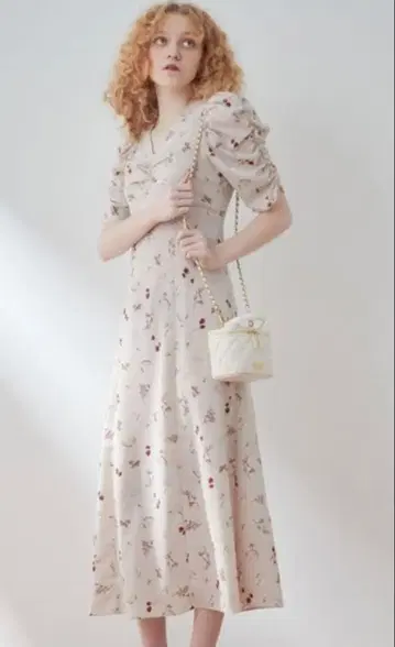 DEICY 빈티지 블루밍 원피스 프리 사이즈