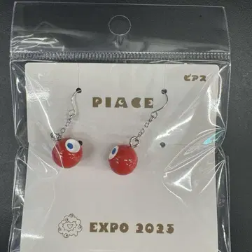 오사카 간사이 만박 EXPO2025 한정판 미야쿠미야쿠 코미야쿠 귀걸이