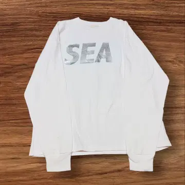 윈드앤씨 SEA LONG SLEEVE TEE XL 화이트 롱티
