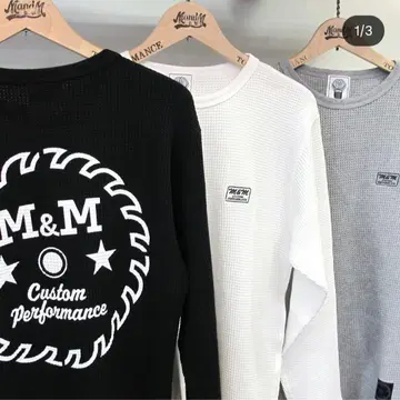 M&M 써멀 롱 슬리브 T셔츠 L