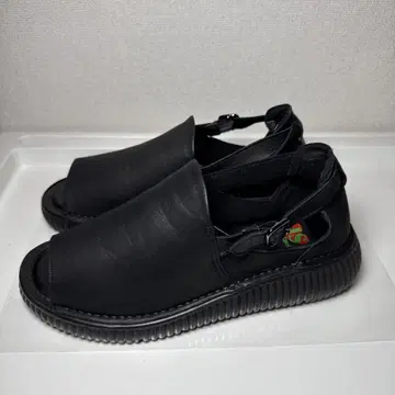 JS 하트 라벨 샌들 24cm 오카아상