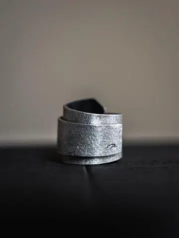 PRY Stannum Leather Ring 001 Silver