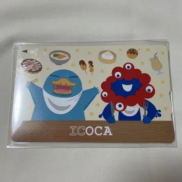 오사카 간사이 박람회 한정판 디자인 ICOCA 카드 미야쿠미야쿠 이코짱
