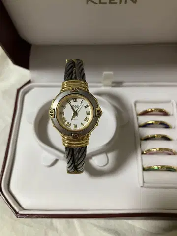 ANNE KLEIN 교체용 6색 뱅글 손목시계