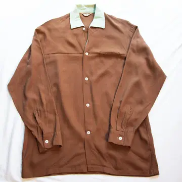 50s Rayon shirt 50s 투톤 레이온 셔츠
