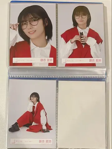 사쿠라자카46 후지요시 카린 브로마이드 2023년 독서 코디 세미 컴프