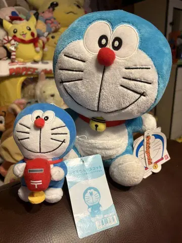 도라에몽 봉제 인형 키링 2체 세트
