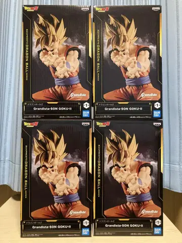 드래곤볼 Z Grandista SON GOKU-II 피규어 4개