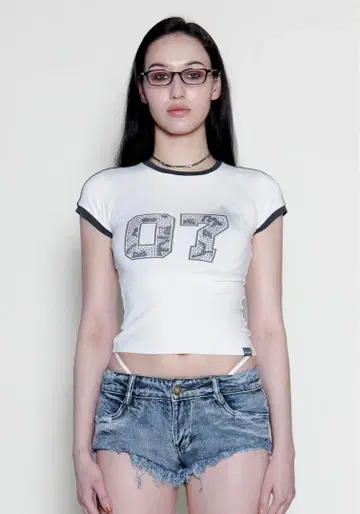 hillda 07 Star Slim Tee 셔츠 상의