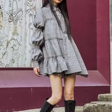 jouetie 티어드 불규칙 튜닉