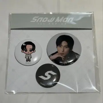 메구로 렌 SnowMan 한국 팝업 캔뱃지 세트