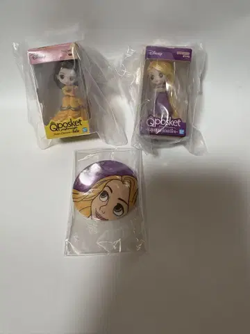 Qposket 미니어처 컬렉션 3 라푼젤/오로라 2체 세트