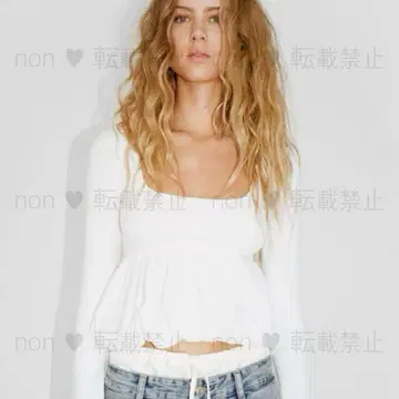 ZARA 대비 페플럼 T셔츠