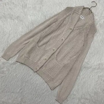 PLST 가디건 아이보리 2 돌려입기