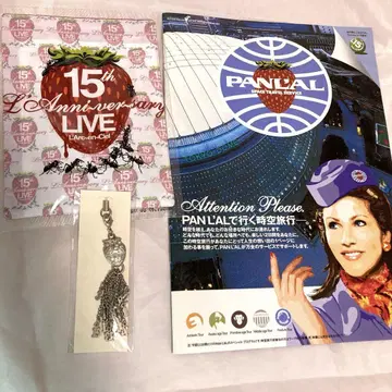 L'Arc~en~Ciel 15주년 스트랩 카이로 책자
