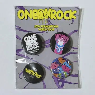 ONE OK ROCK 2024 PREMONITION TOUR 캔뱃지 B
