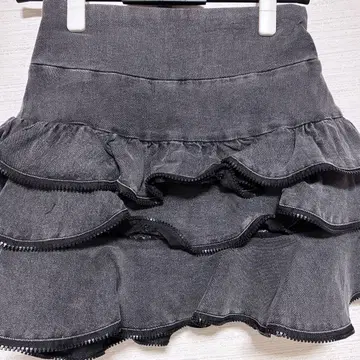 MARS ZIP 프릴 치마바지