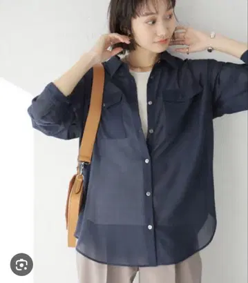 JOURNAL STANDARD 스팬 오간자 셔츠