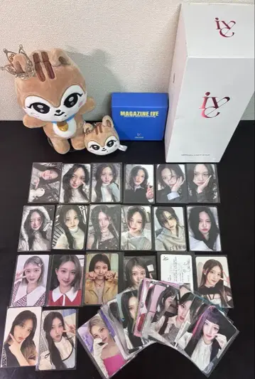 IVE 가을 묶음 판매 달력 트레이딩 카드 봉제 인형