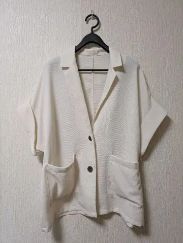 LOWRYSFARM 바스켓 자켓 SS 아이보리
