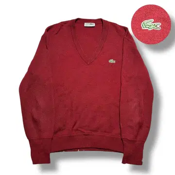 새상품급 CHEMISE LACOSTE 니트 스웨터 vintage 90s