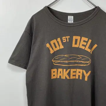 웨어하우스 T셔츠 다크 그레이 로고