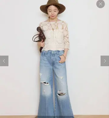 마더 데미지 플레어 데님