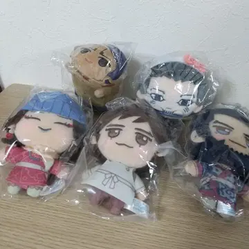 새상품 골든 카무이 봉제 인형 마스코트 세트