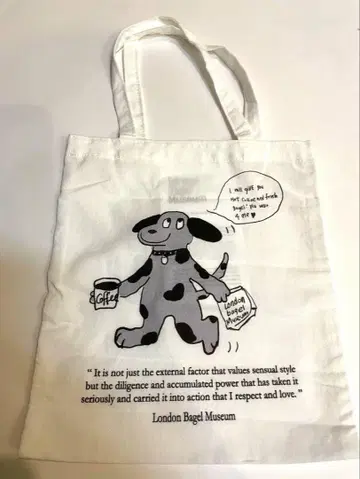 런던 베이글 뮤지엄 토트백