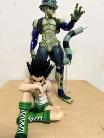 HUNTER x HUNTER 피규어 세트 멜엠과 곤