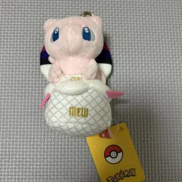 새상품 한정판 롯데월드 포켓몬 벌룬 봉제 인형 뮤우 키링