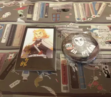 ufotable dining 렌고쿠 쿄쥬로 폴라로이드풍 브로마이드 캔뱃지