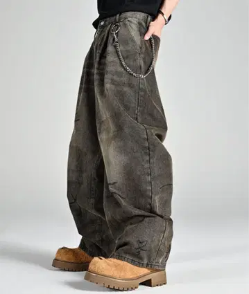 ADRER vintage make wide tapered denim