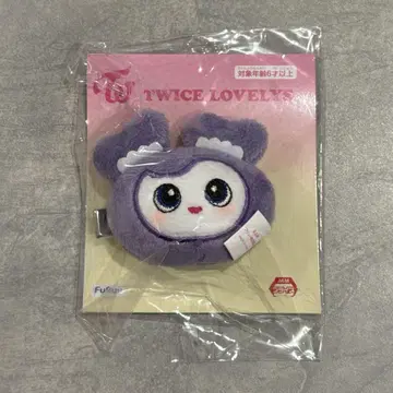 TWICE LOVERYS 봉제 인형 헤어핀 GiGO 한정판 사나