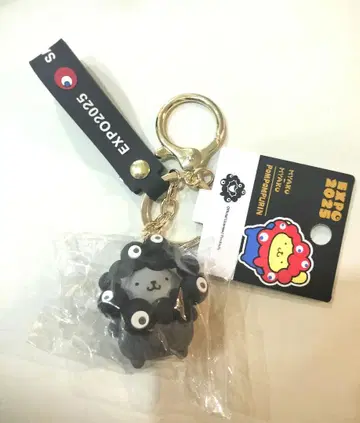 간사이 만박 한정판 폼폼푸딩 블랙 미야쿠미야쿠 산리오 콜라보 키링