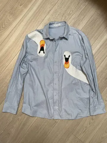 JW ANDERSON SWAN EMBROIDERED 스완 셔츠 M