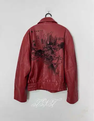 Enfants Riches Deprimes 23fw 가죽 빨간색 자켓 M