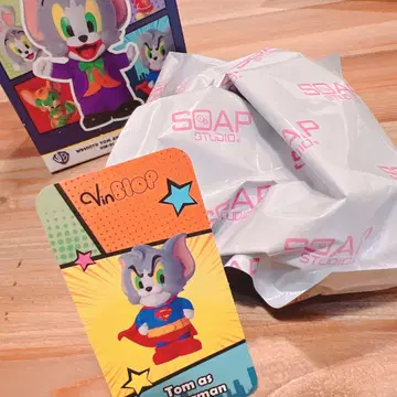 VinBLOP 톰 슈퍼맨 피규어 톰과 제리