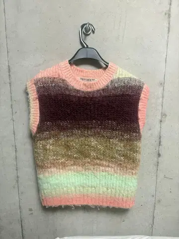 PERVERZE Gradient Stripe Vest